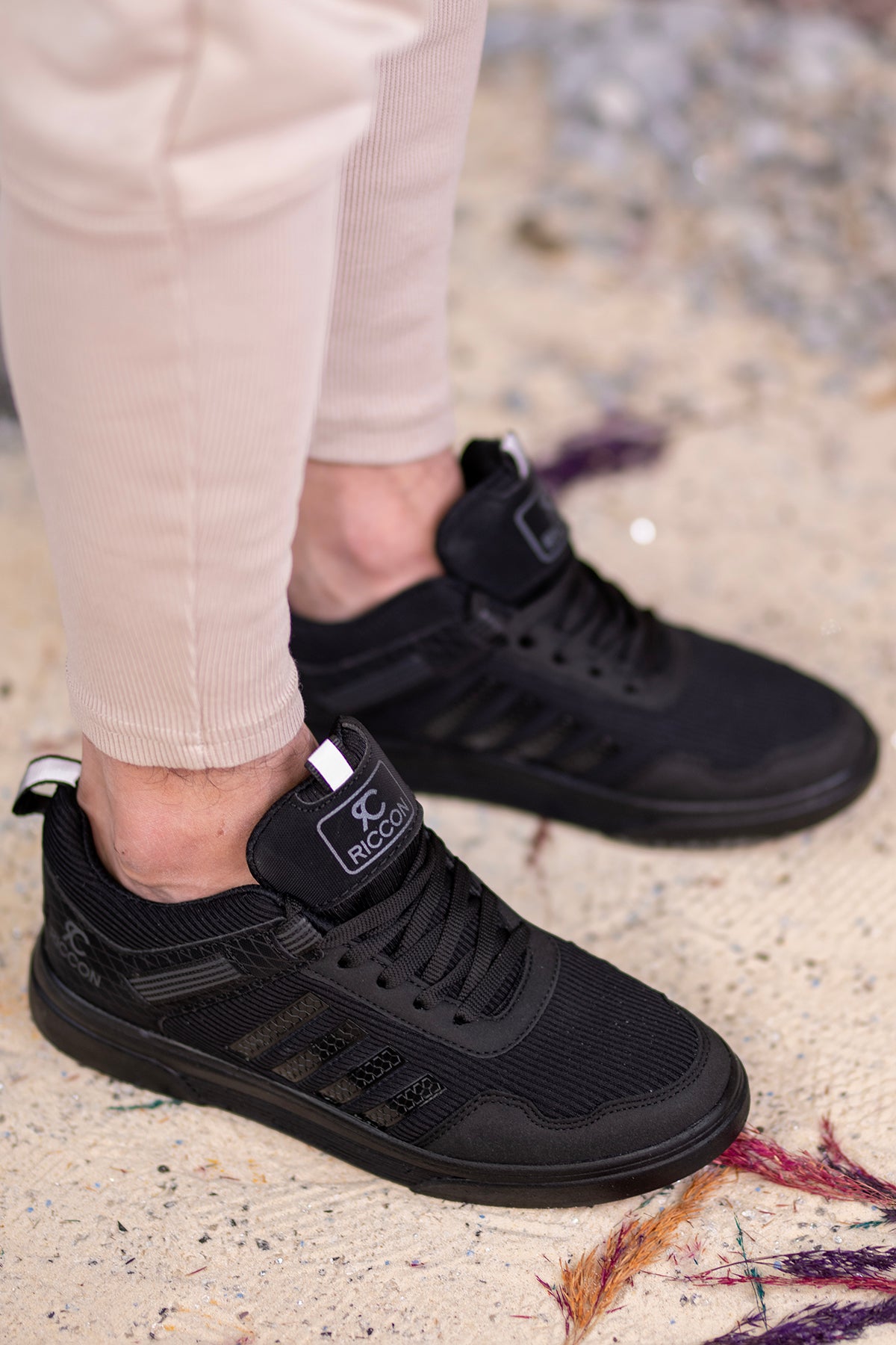 Riccon Erkek Sneaker 001222 Siyah Siyah