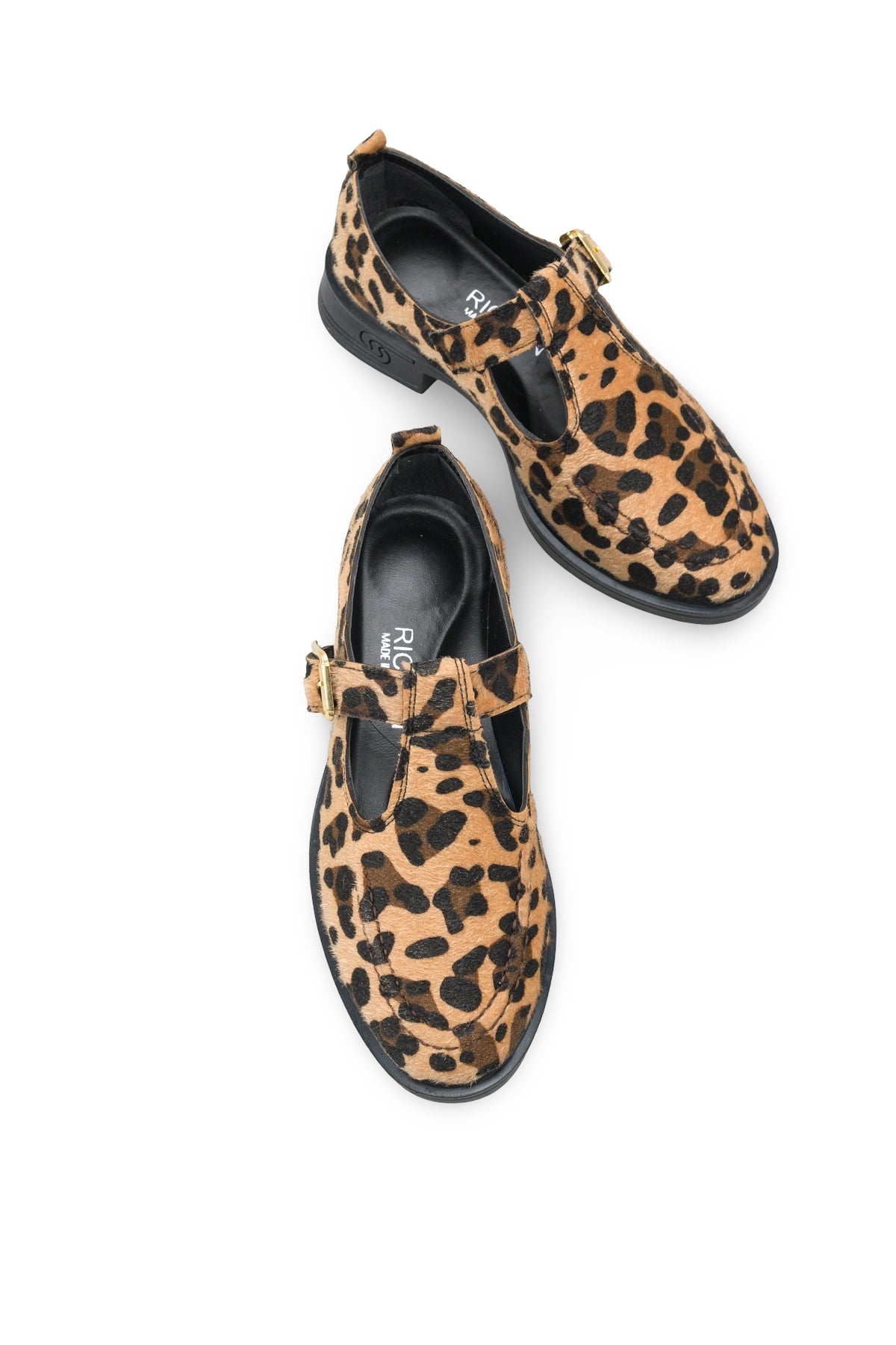 Riccon Kadın Loafer 0012350 Leopar Tüy