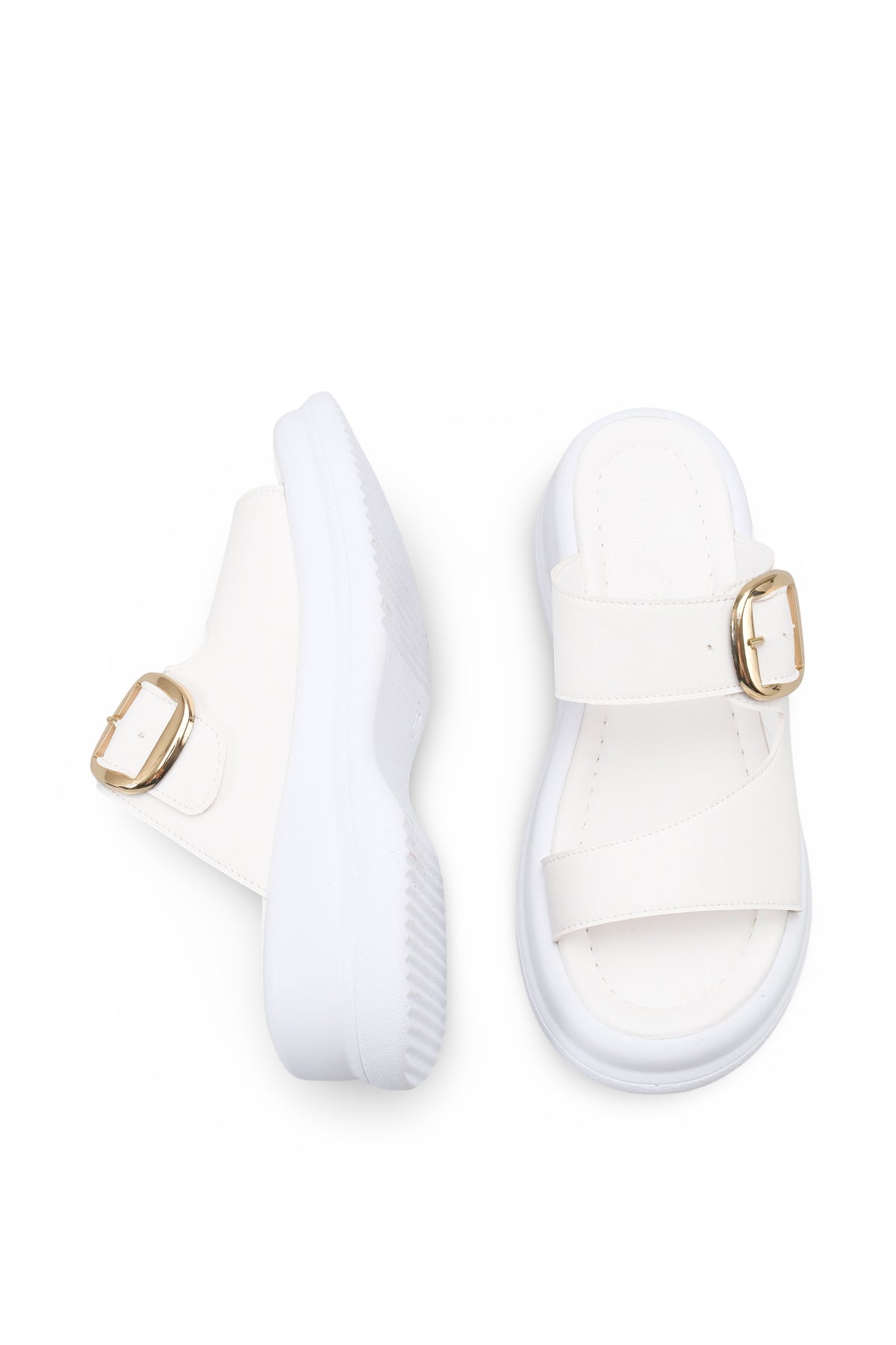 Riccon Kadın Terlik 00121022 Beyaz