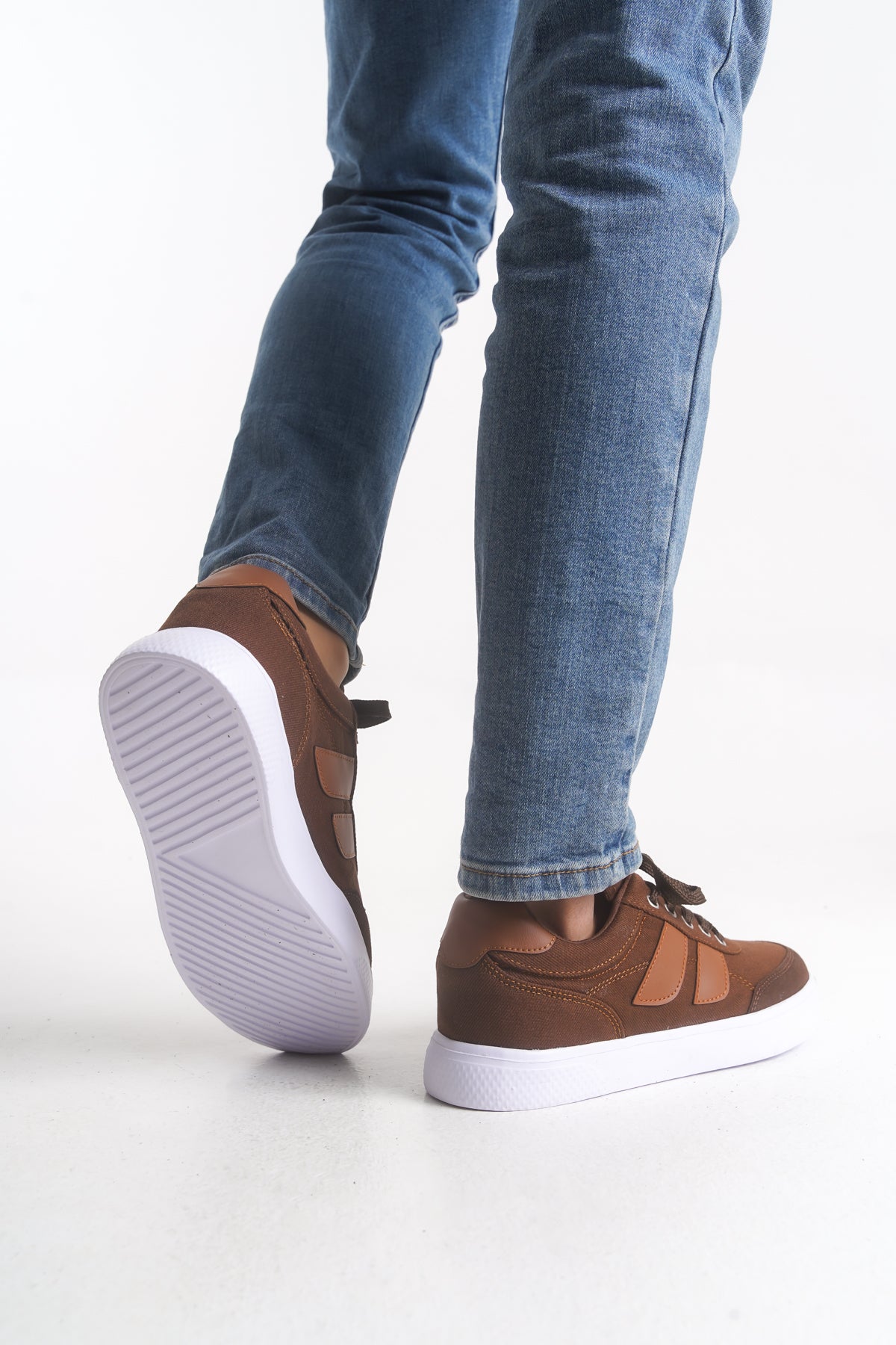 Riccon Gaentrine Erkek Sneaker 00122690 Kahverengi