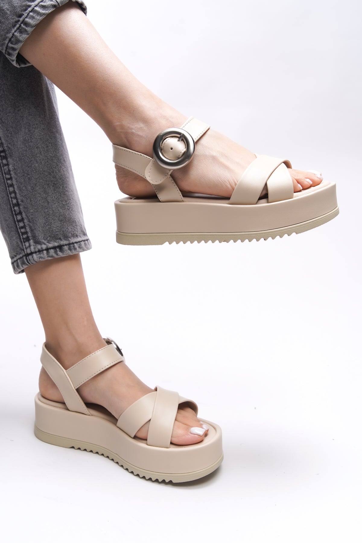 Riccon Clartrana Kadın Sandalet 001274