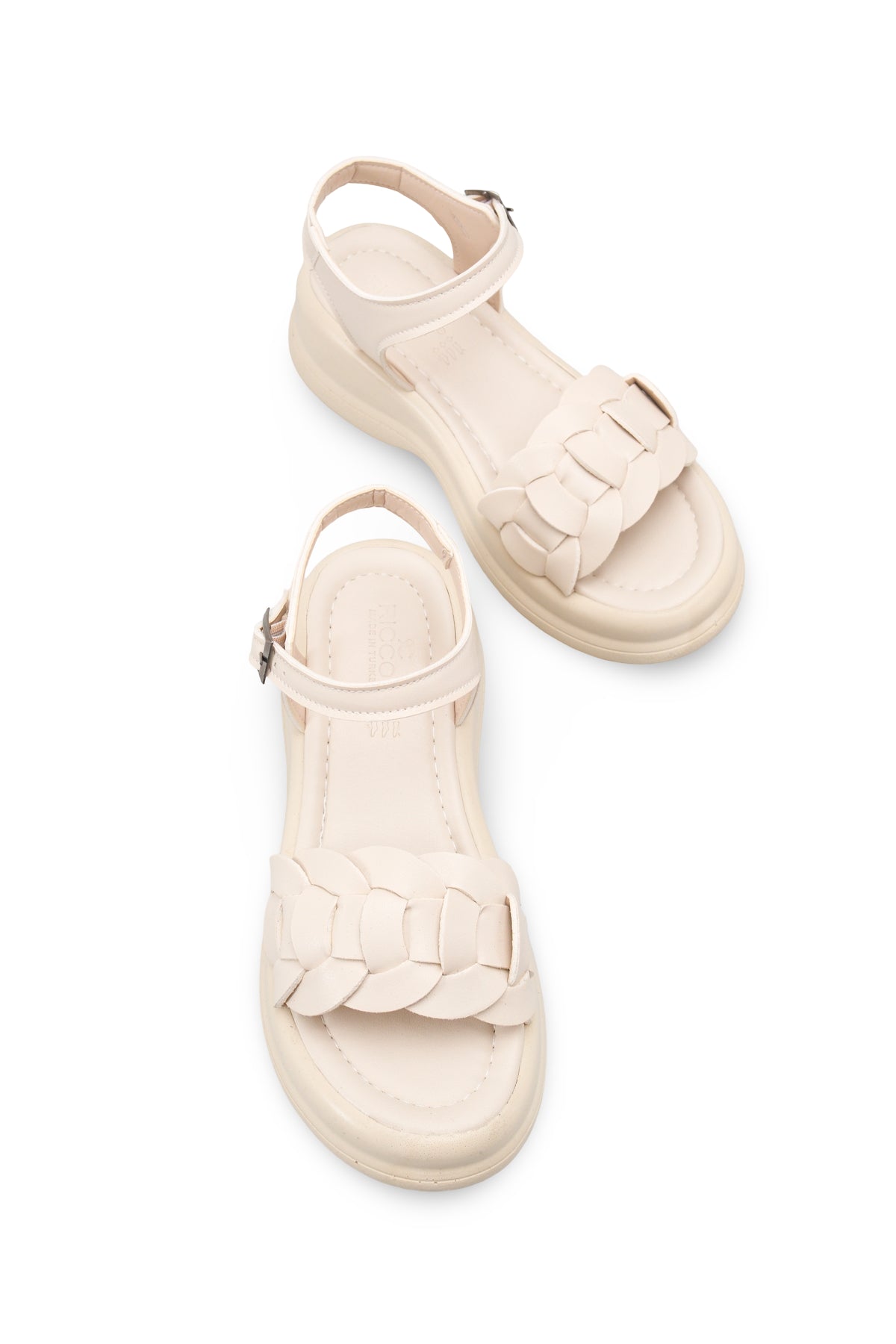 Riccon Kadın Sandalet 00121070 Bej