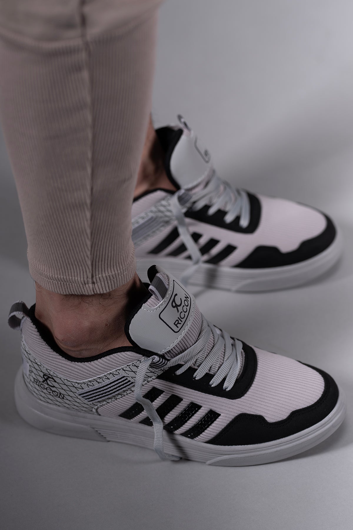 Riccon Erkek Sneaker 001222 Buz Siyah