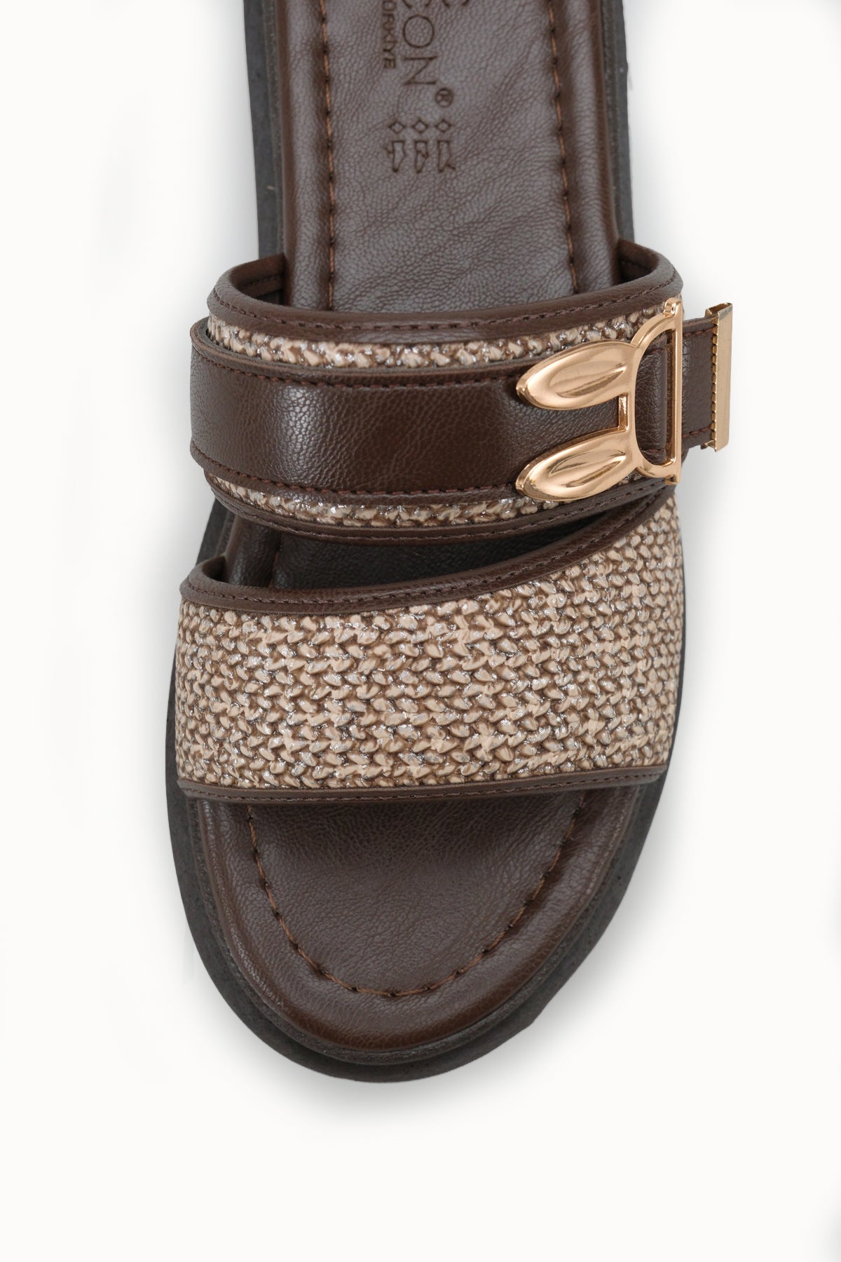 Riccon Kadın Terlik 00120427 Kahverengi