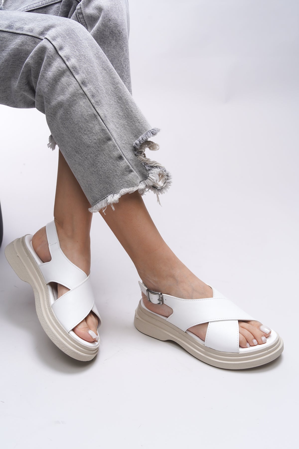 Riccon Greslaela Kadın Sandalet 0012300