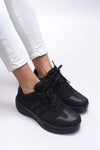 Riccon Edethaela Kadın Sneaker 0012615 Siyah