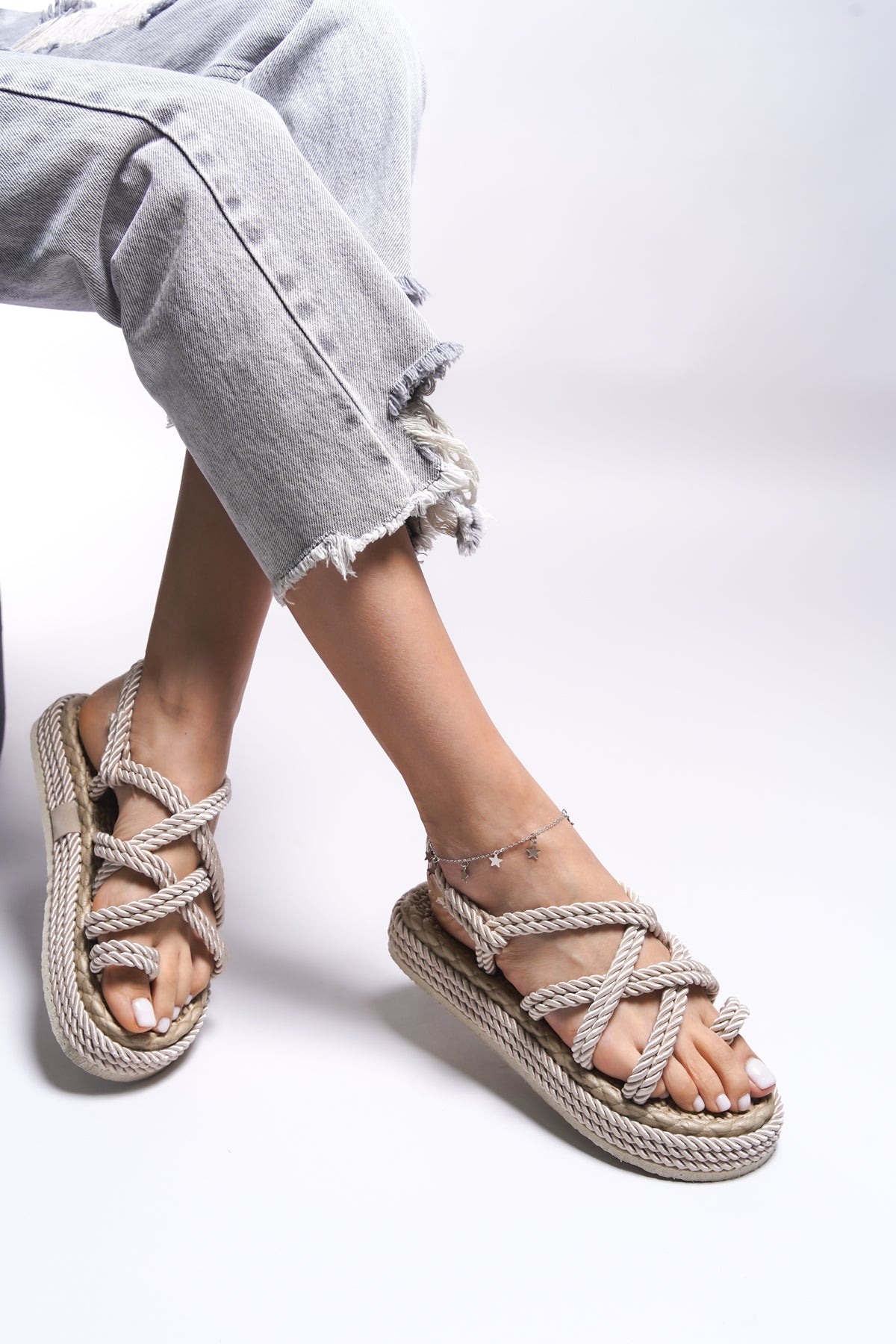 Riccon Edlivren Kadın Sandalet 0012101