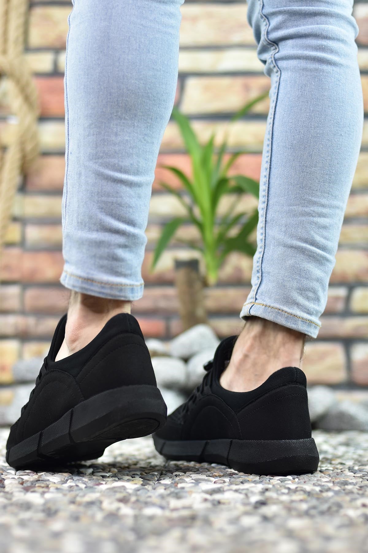 Riccon Erkek Sneaker 00122015 Siyah Siyah
