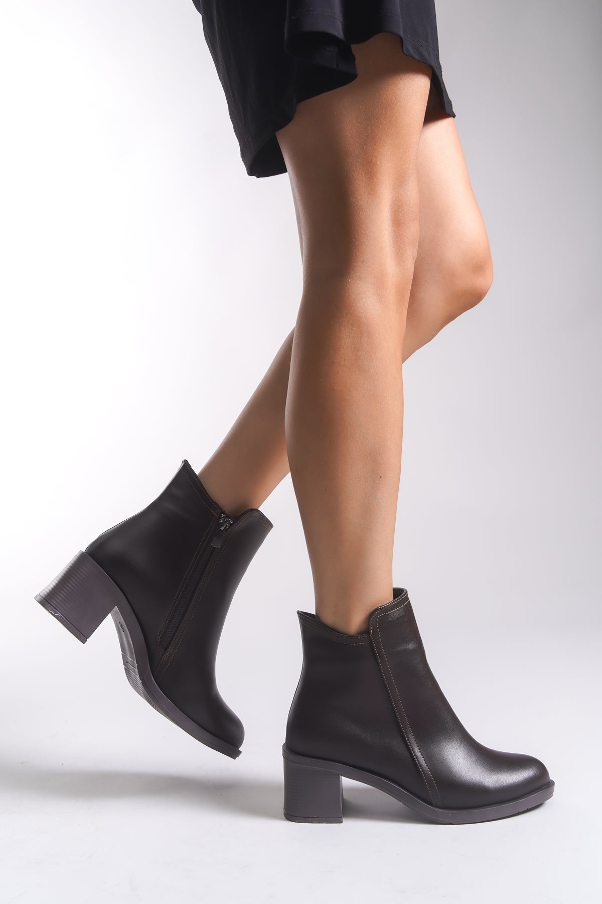 Riccon Zairlyrth Kadın Topuklu Bot 0012503