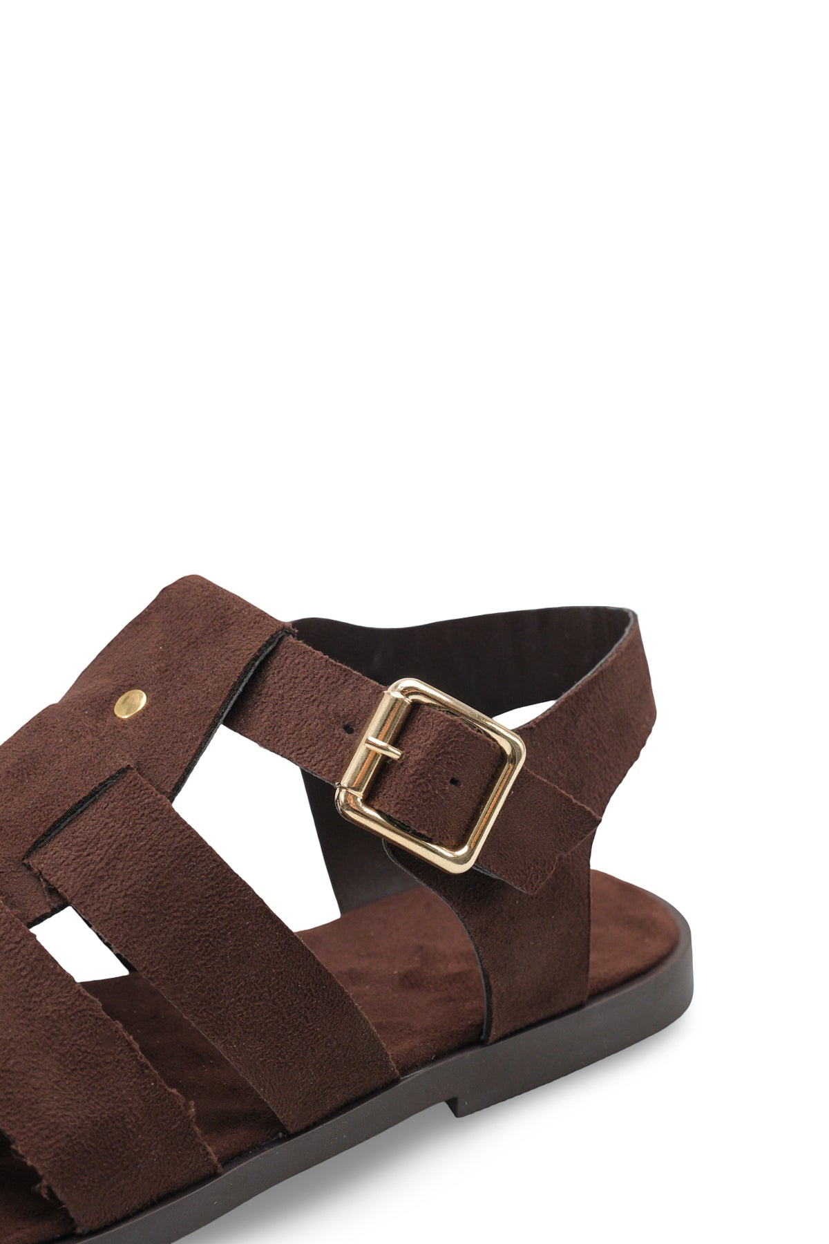 Riccon Kadın Sandalet 001211 Kahverengi