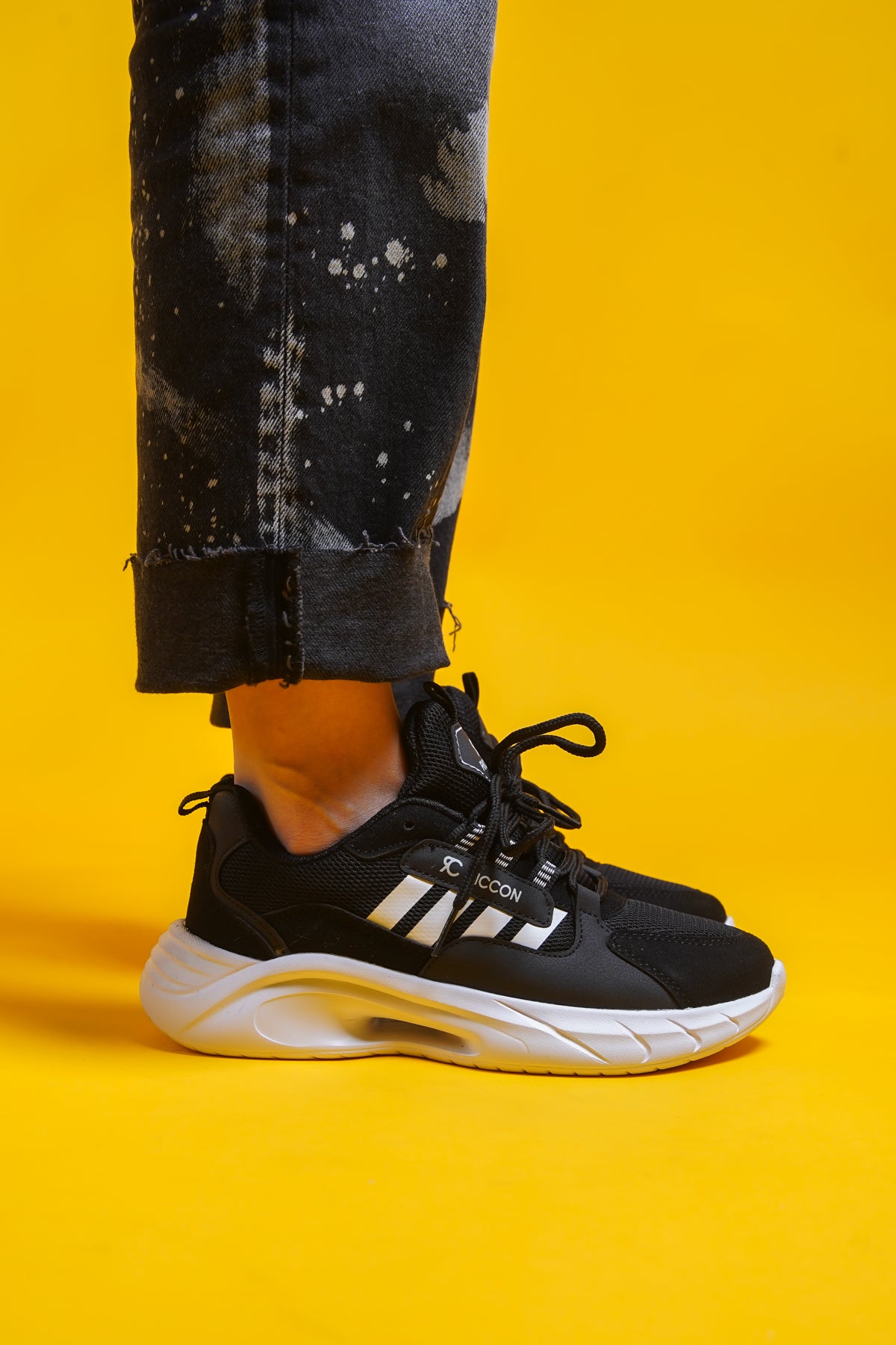 Riccon Torrine Unisex Sneaker 001293 Siyah Beyaz