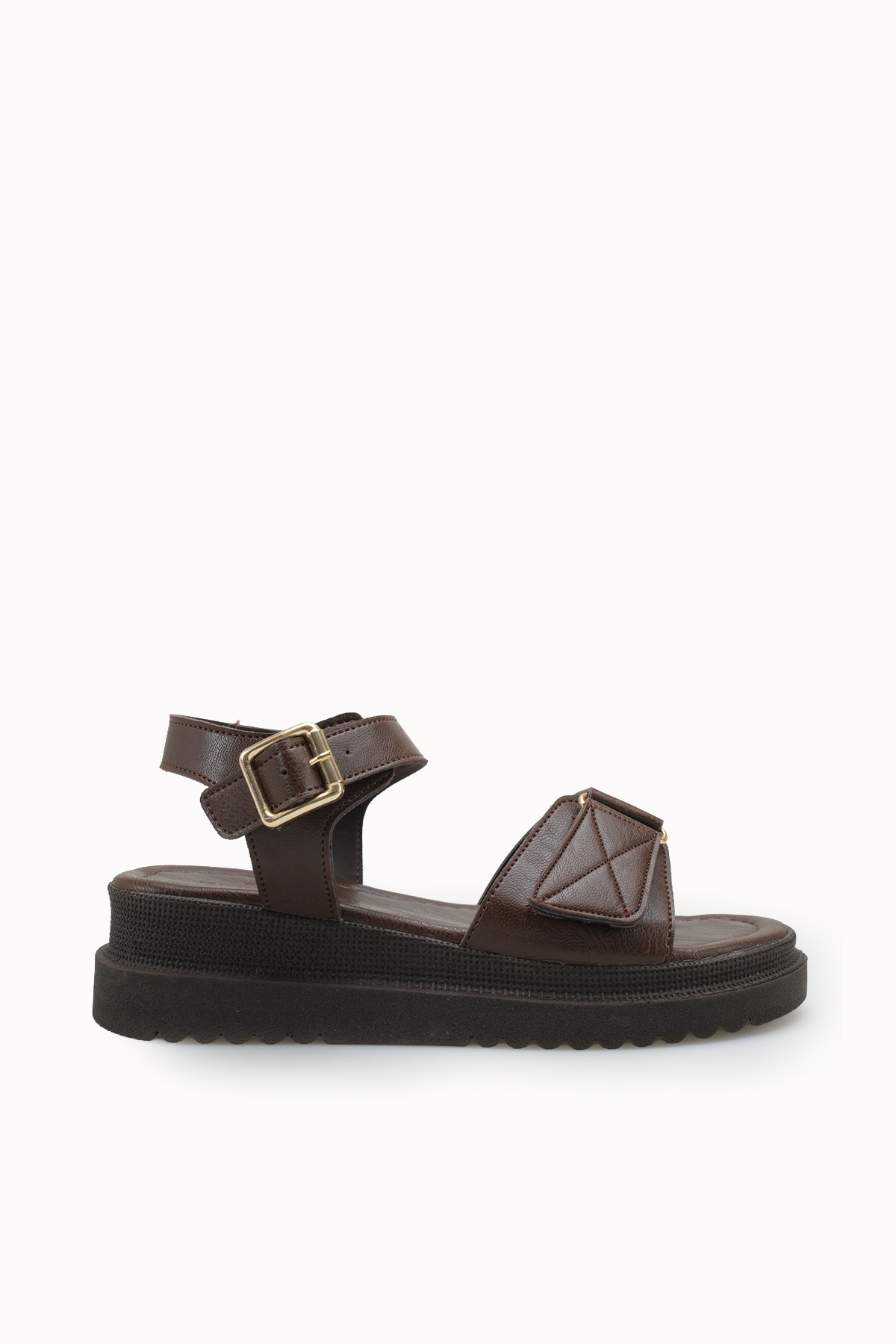 Riccon Kadın Sandalet 0012804 Kahverengi