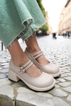 Riccon Merlyrra Kadın Loafer 0012502 Ten Cilt