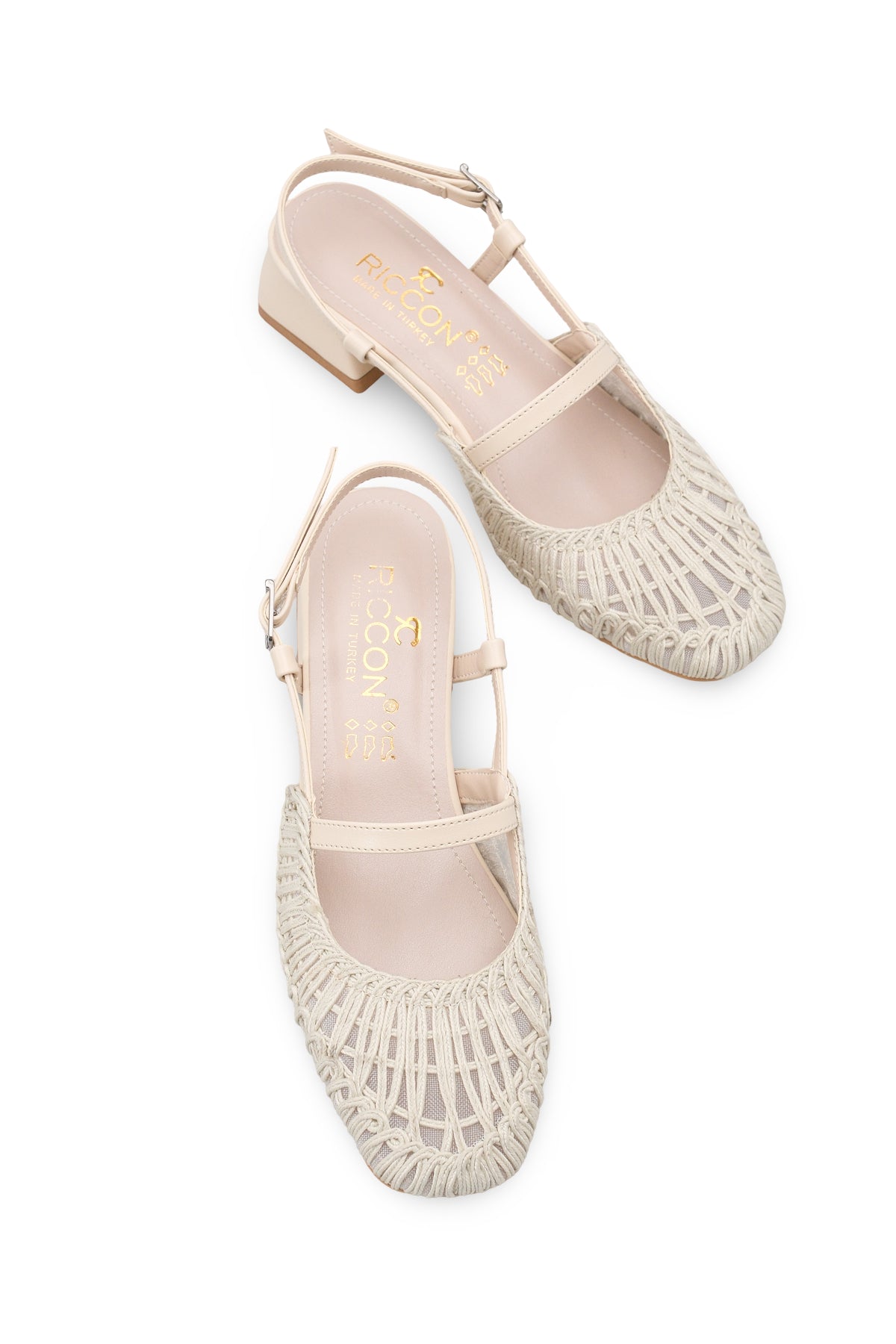 Riccon Kadın Topuklu Ayakkabı 00121907 Bej