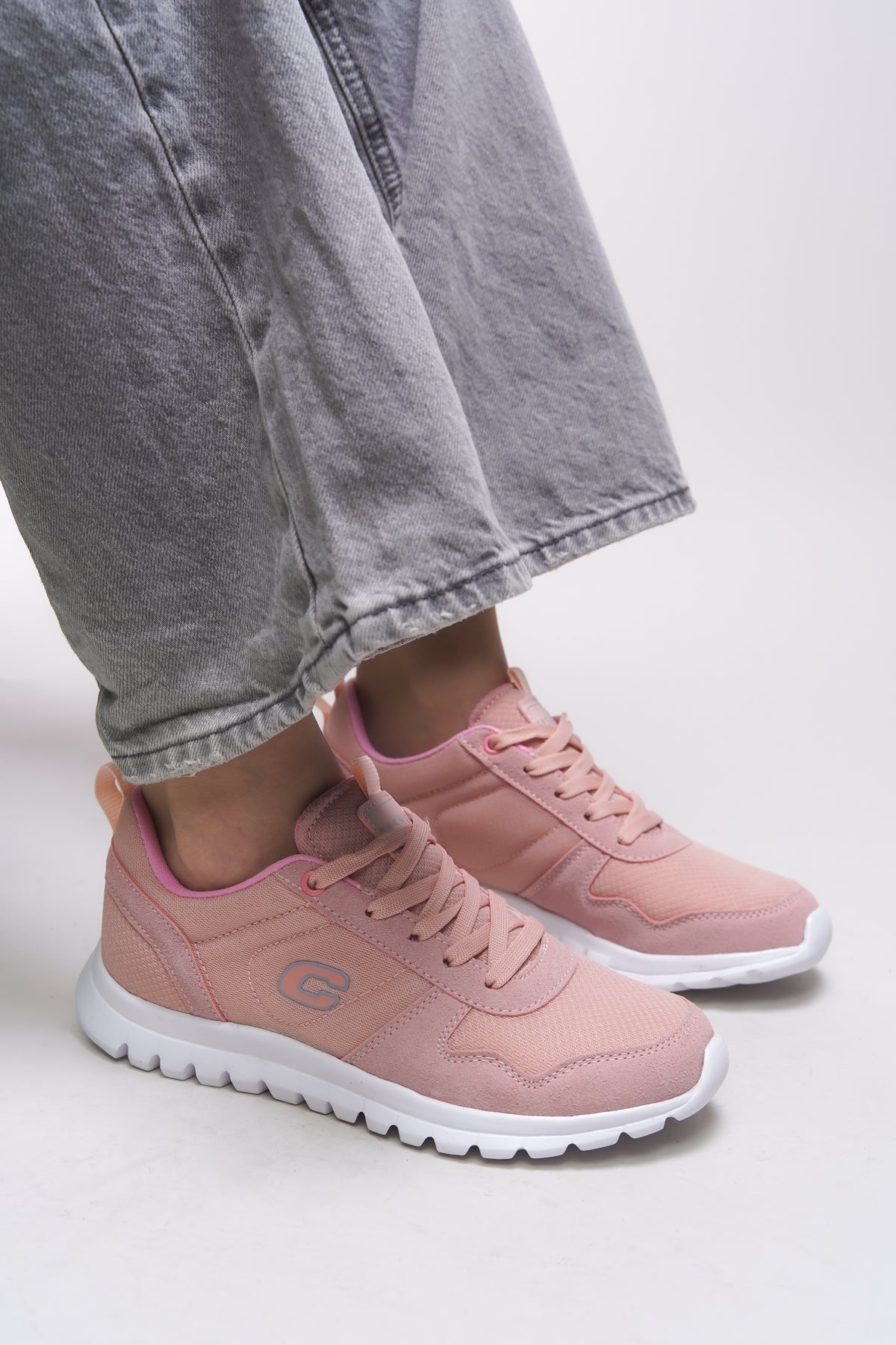 Riccon Evelriara Kadın Sneaker 0012602 Pudra Bej