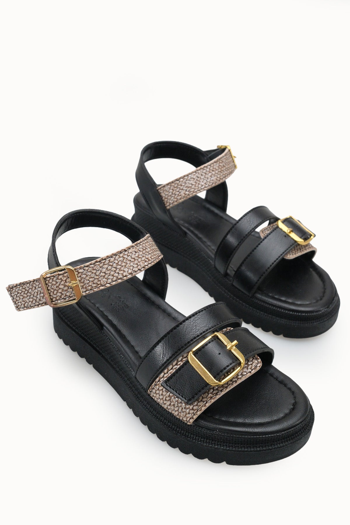 Riccon Kadın Sandalet 0012809 Siyah