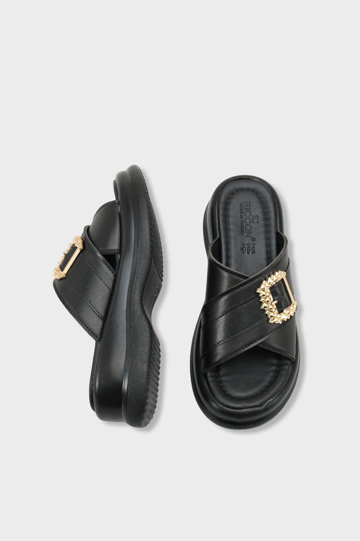 Riccon Kadın Terlik 00121023 Siyah