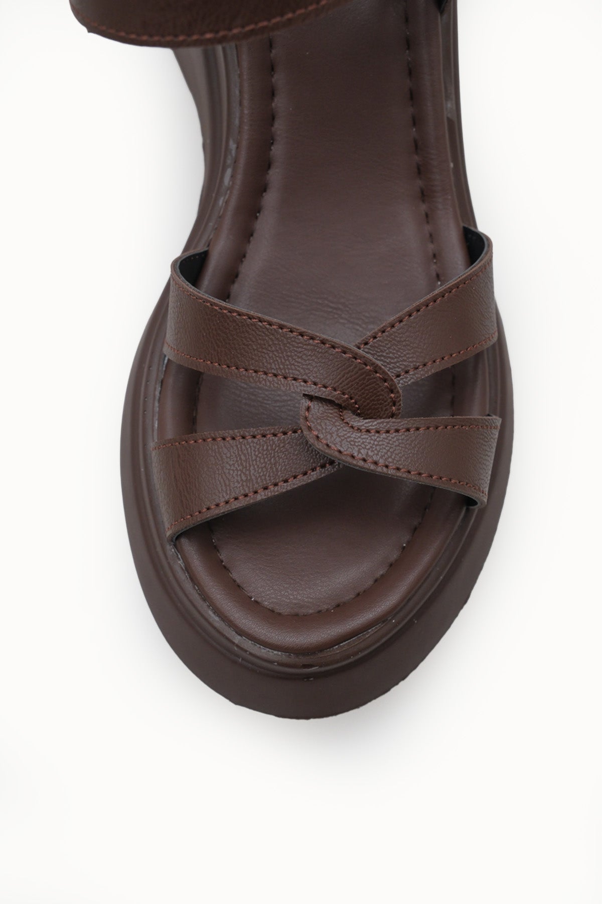 Riccon Kadın Sandalet 0012919 Kahverengi