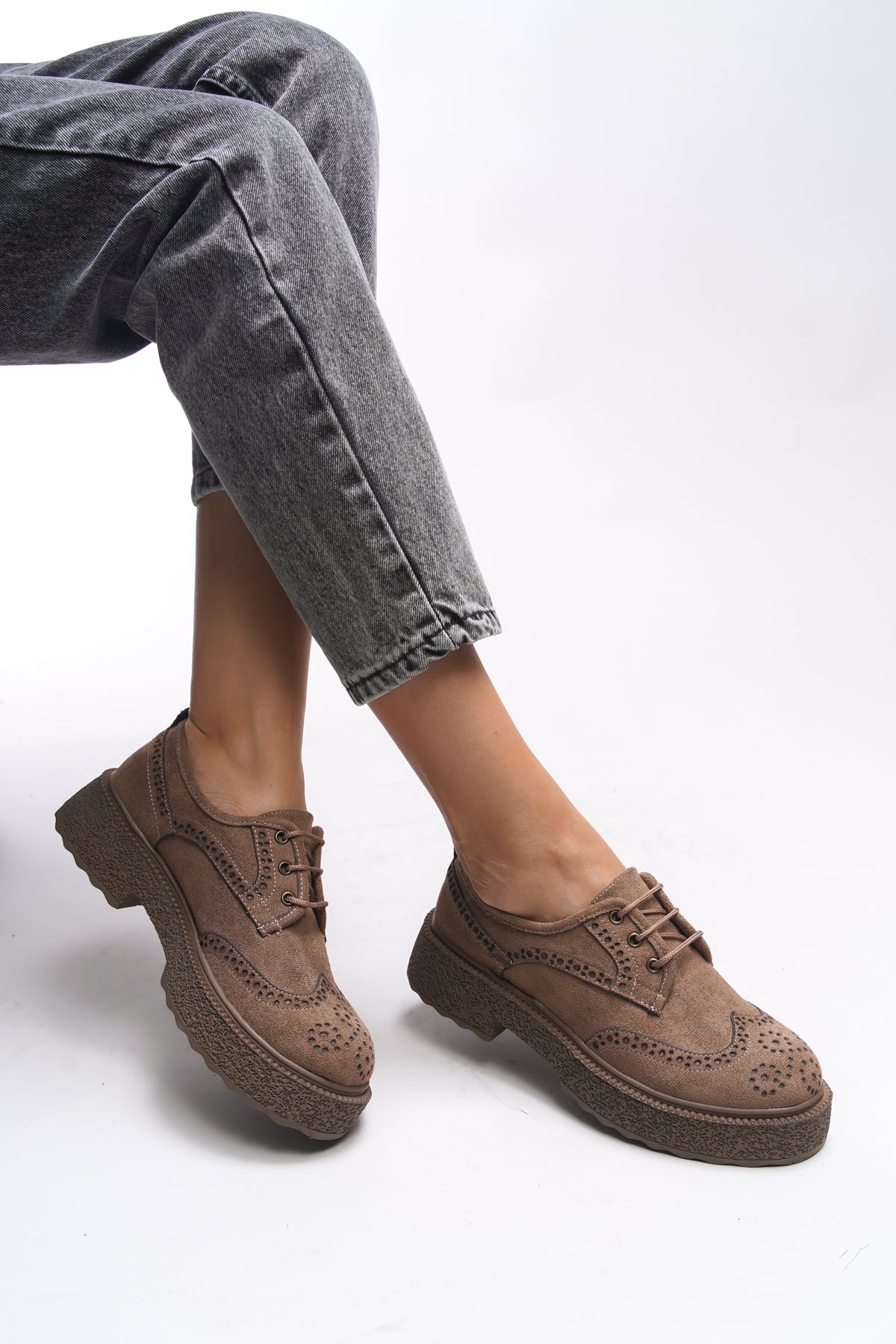 Riccon Oknyrth Kadın Bağcıklı Loafer 00121990