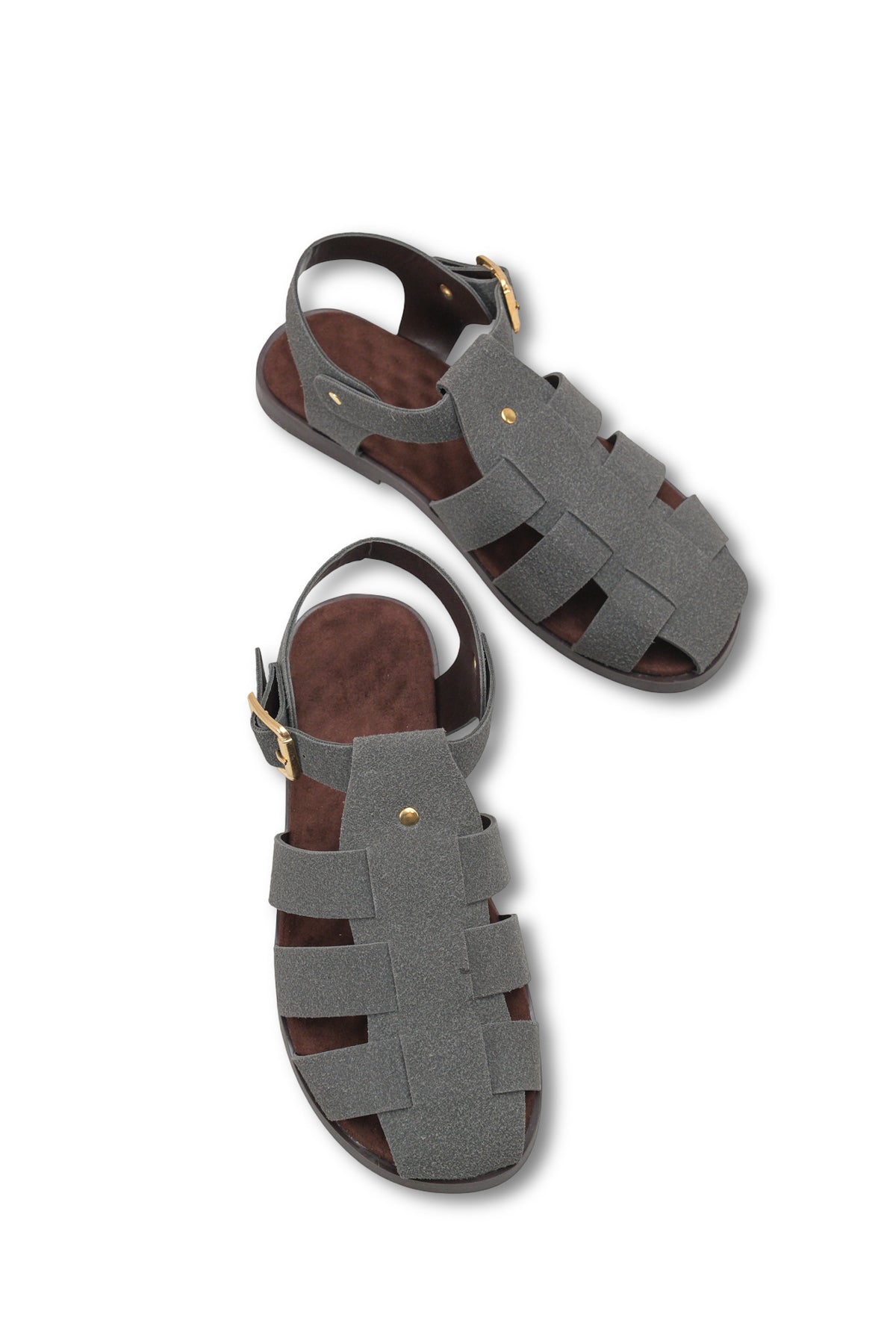 Riccon Kadın Sandalet 001211 Füme