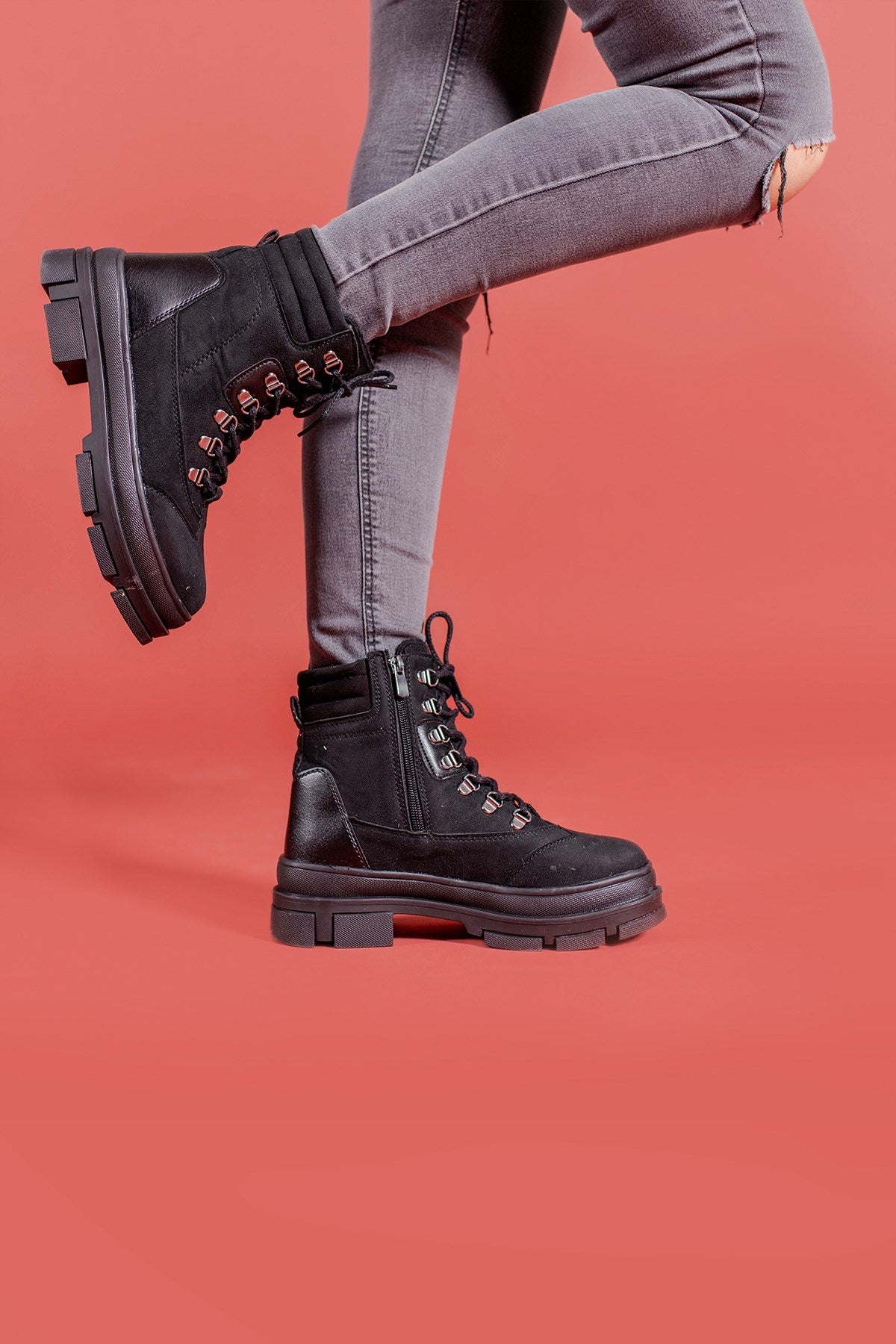 Riccon Kadın Fermuarlı Bot 00127645