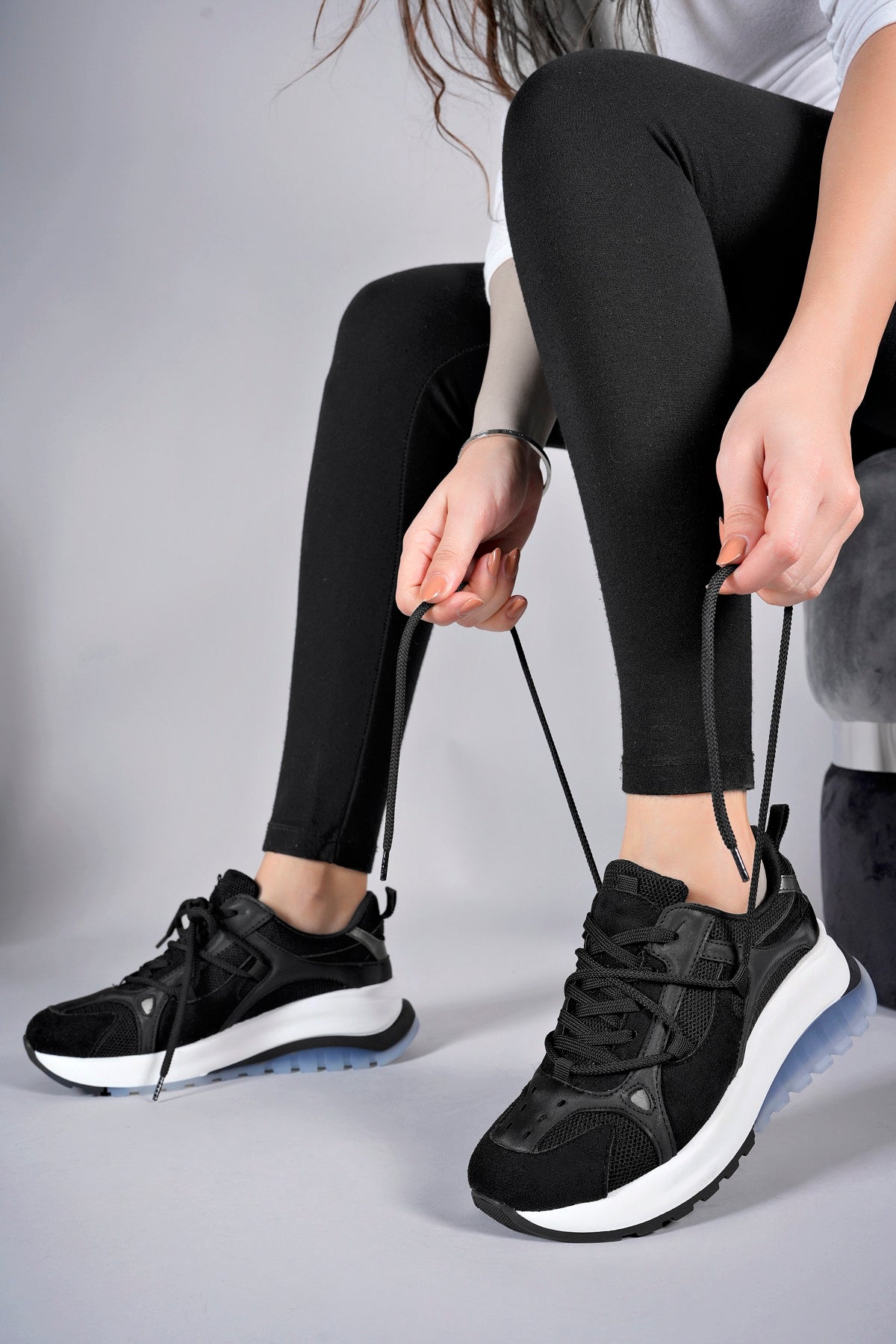 Riccon Eyhadell Kadın Sneaker 0012131 Siyah