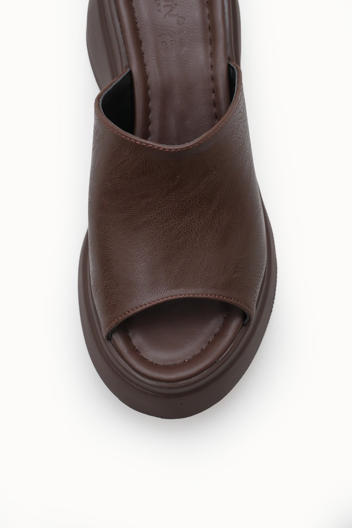 Riccon Kadın Terlik 0012905 Kahverengi