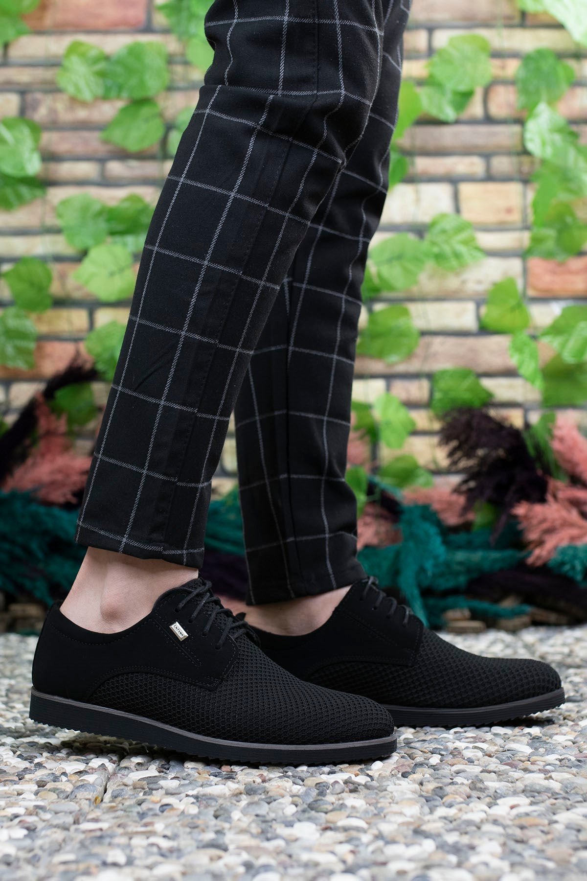 Riccon Erkek Casual Ayakkabı 0012682 Siyah Siyah Örme