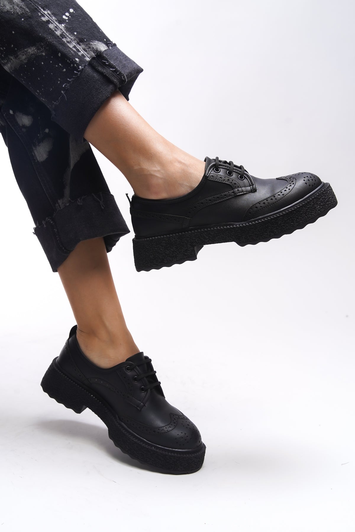 Riccon Oknyrth Kadın Bağcıklı Loafer 00121990