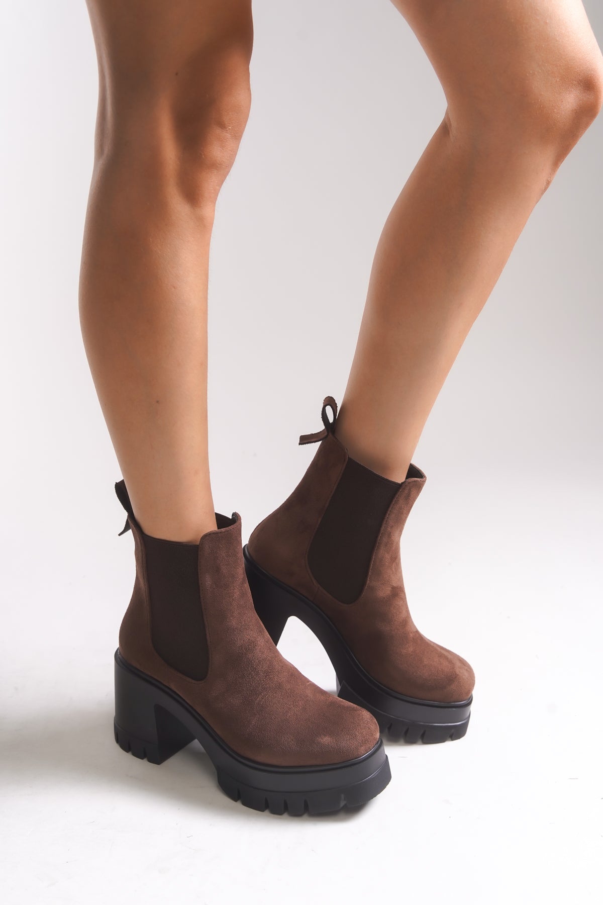 Riccon Nyendorei Kadın Topuklu Bot 0012502