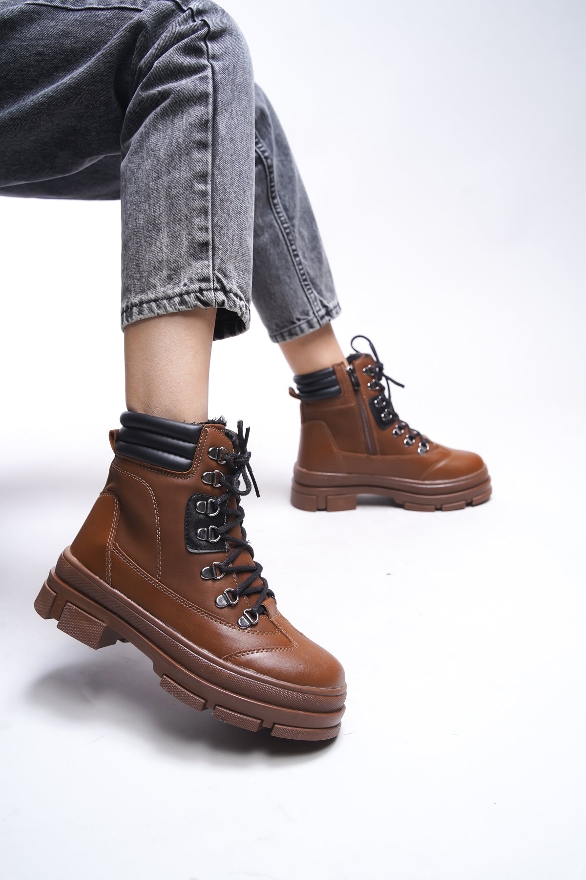 Riccon Kadın Fermuarlı Bot 00127645