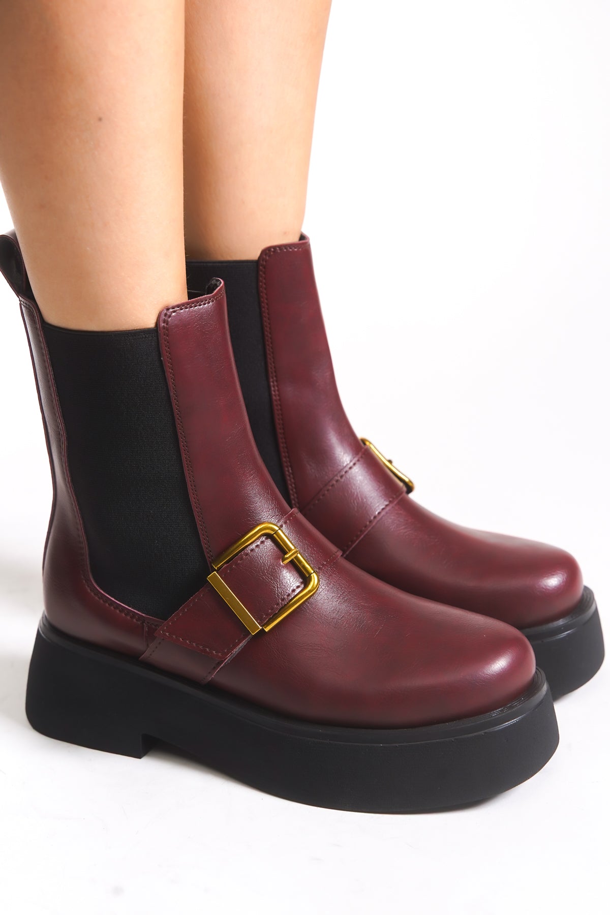 Riccon Aralenthia Kadın Bot 00123006 Bordo