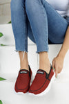 Riccon Unisex Sneaker 001204 Kırmızı Siyah