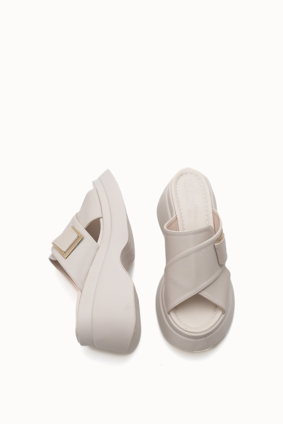 Riccon Kadın Terlik 0012915 Bej