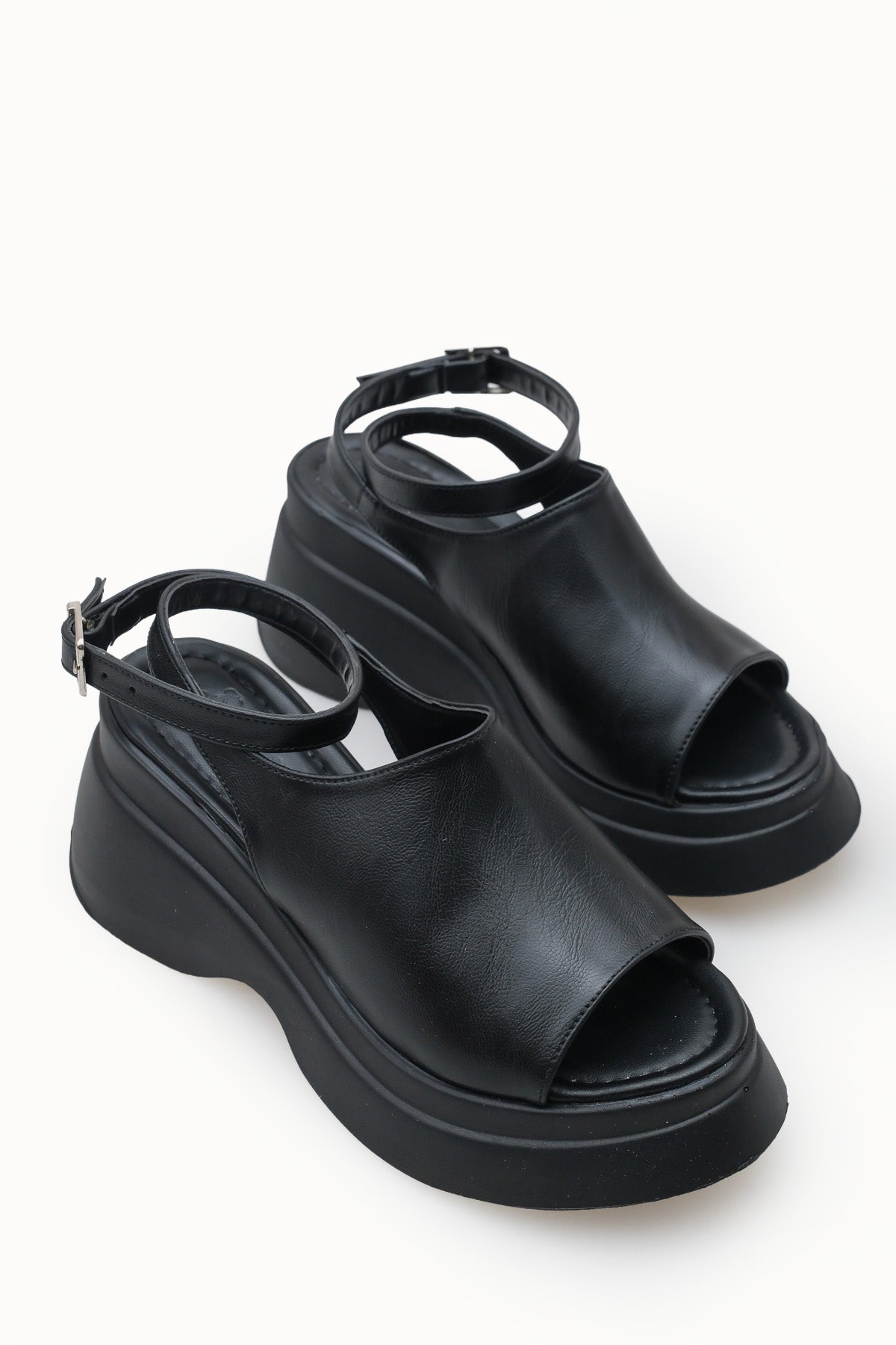 Riccon Kadın Sandalet 0012917 Siyah