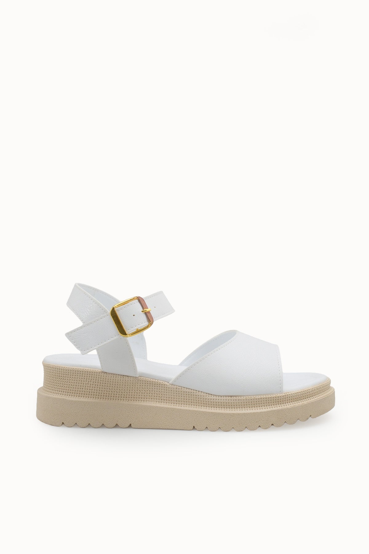 Riccon Kadın Sandalet 0012806 Beyaz