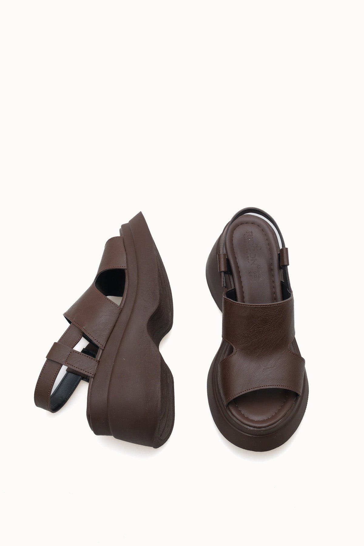 Riccon Kadın Sandalet 0012916 Kahverengi