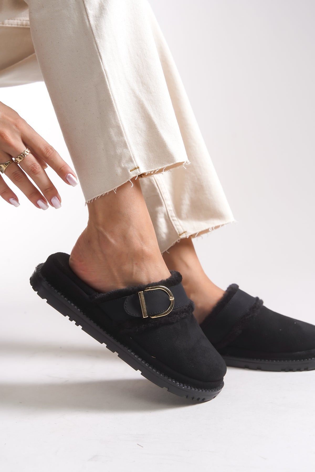 Riccon Lizyaries Kadın İçi Kürklü Terlik 0012688