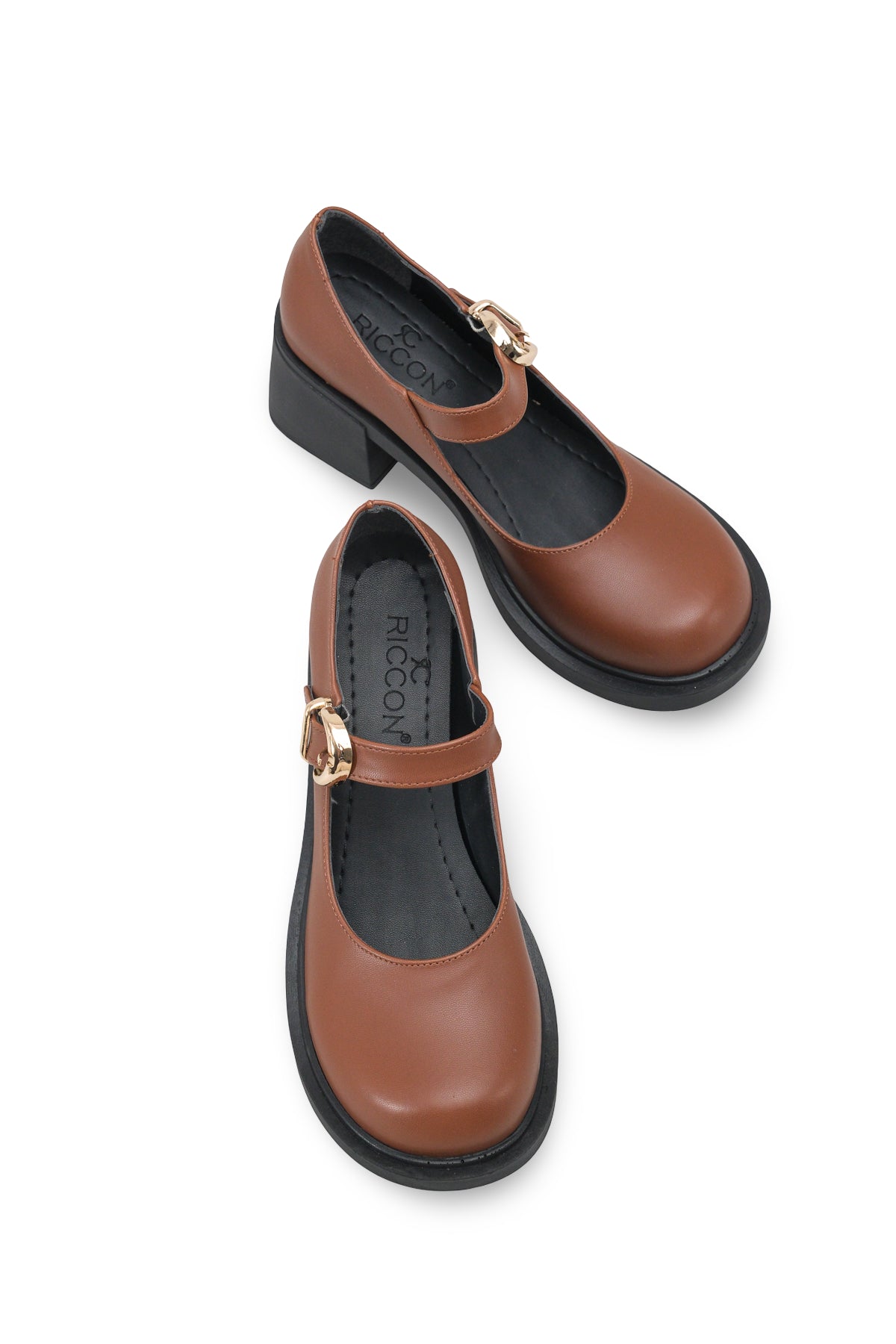 Riccon Kyslanna Kadın Loafer 0012503 Kahverengi Cilt