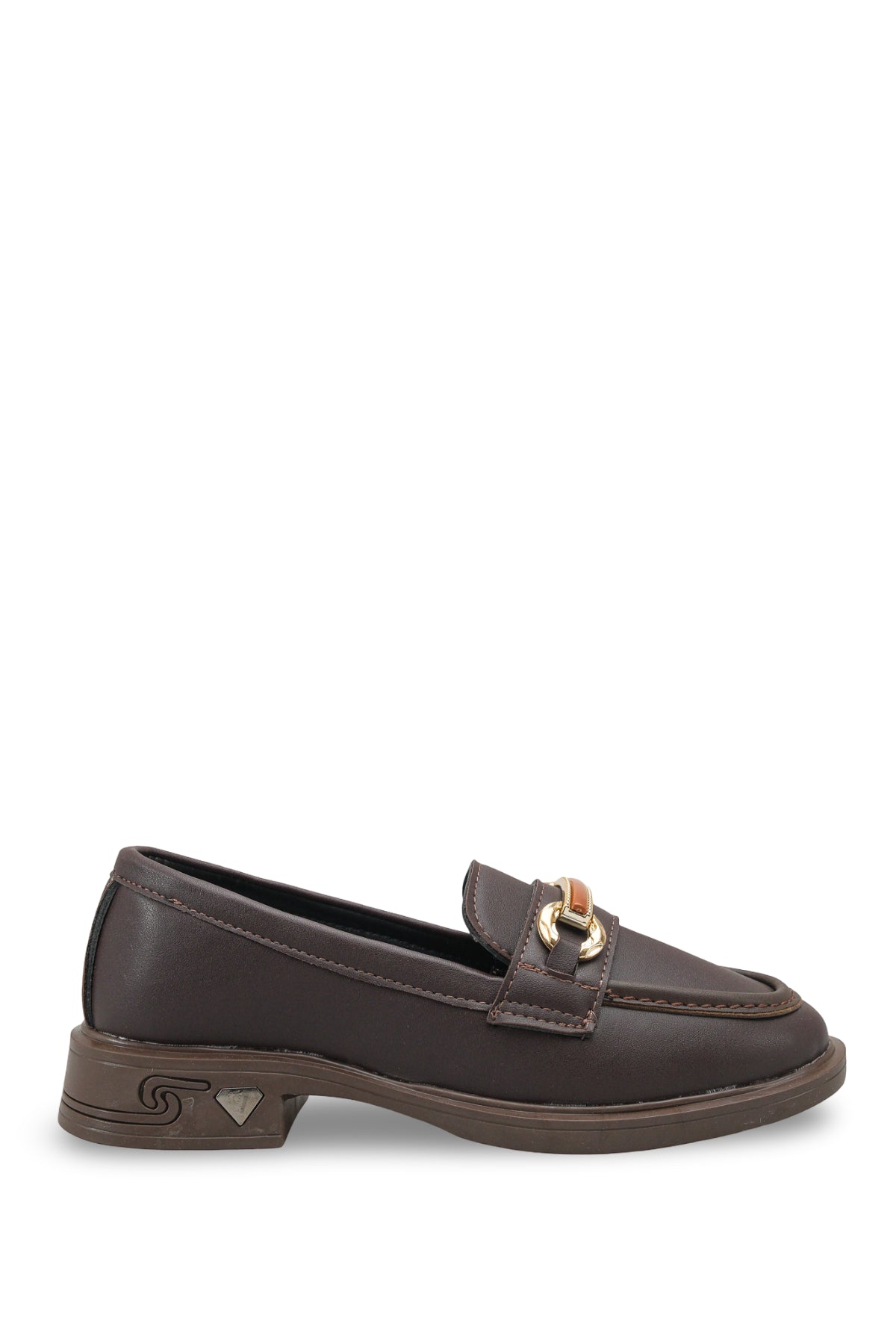 Riccon Beatthae Kadın Loafer 0012505 Kahverengi Cilt