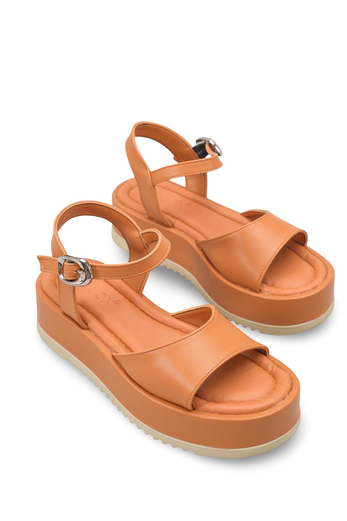 Riccon Atheviel Kadın Sandalet 001271 Taba Cilt