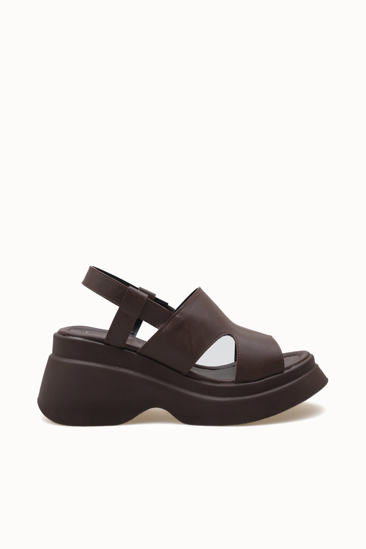 Riccon Kadın Sandalet 0012916 Kahverengi