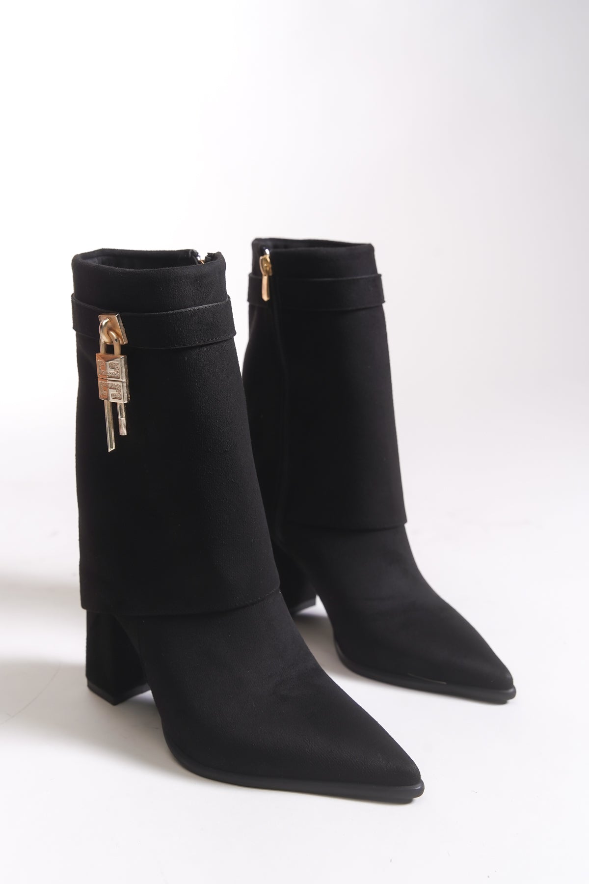 Riccon Kadın Sivri Burun Kısa Çizme 0012068