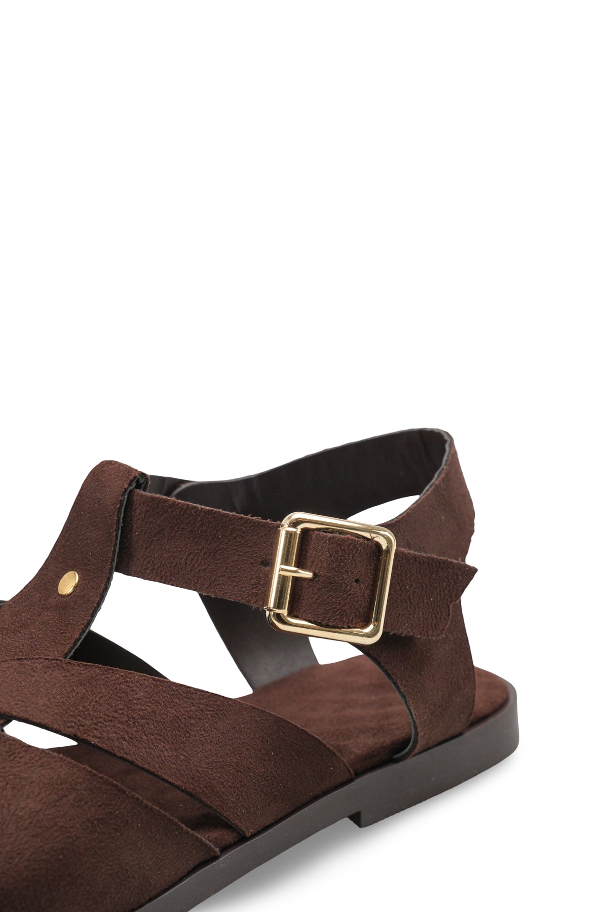 Riccon Kadın Sandalet 001210 Kahverengi