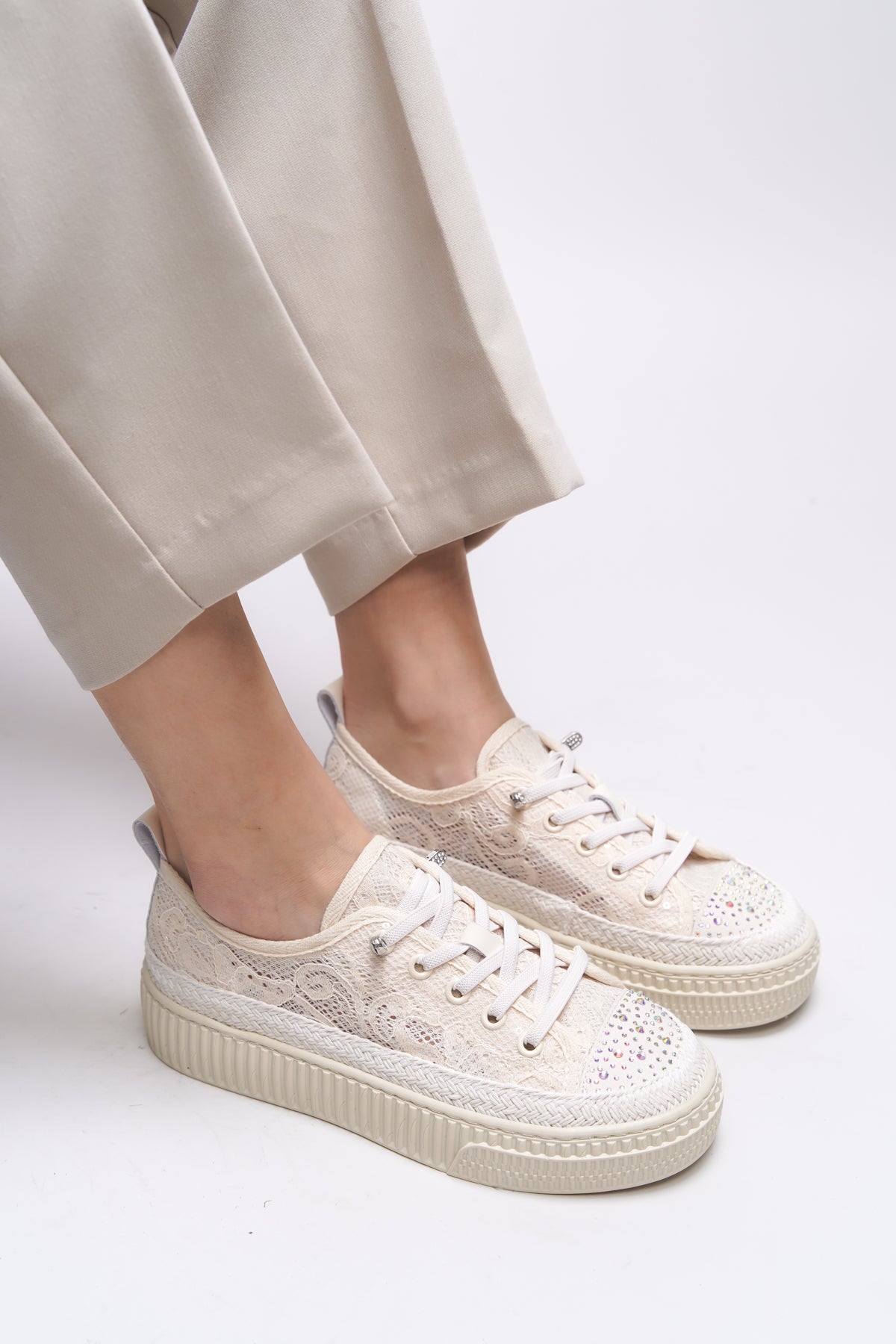 Riccon Maersaria Kadın Sneaker 001200903 Ten