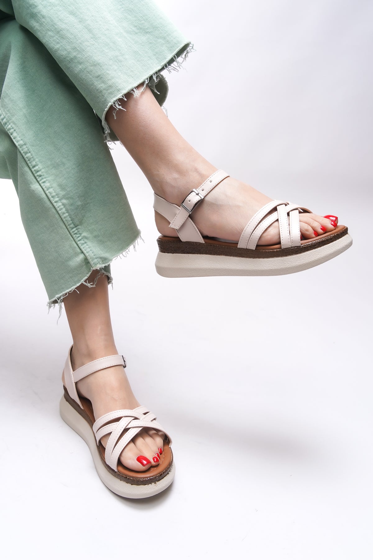 Riccon Quelartha Kadın Sandalet 0012601