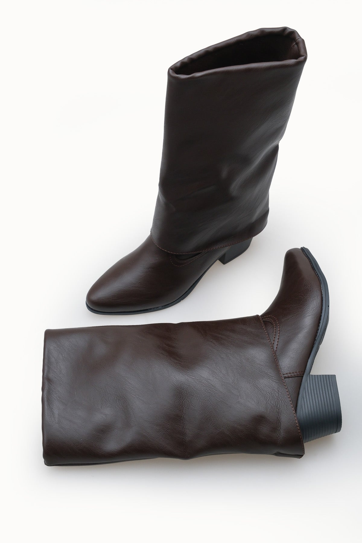 Riccon Kadın Çizme 0012893 Kahverengi Cilt