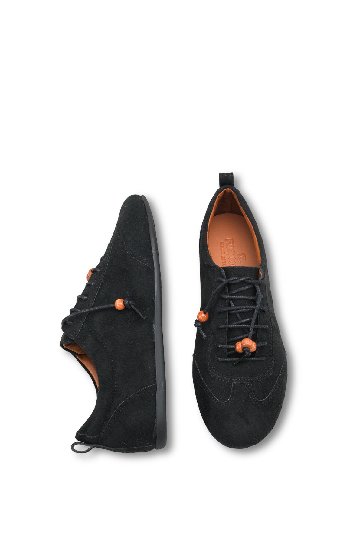 Riccon Kadın Sneaker 001262 Siyah Süet
