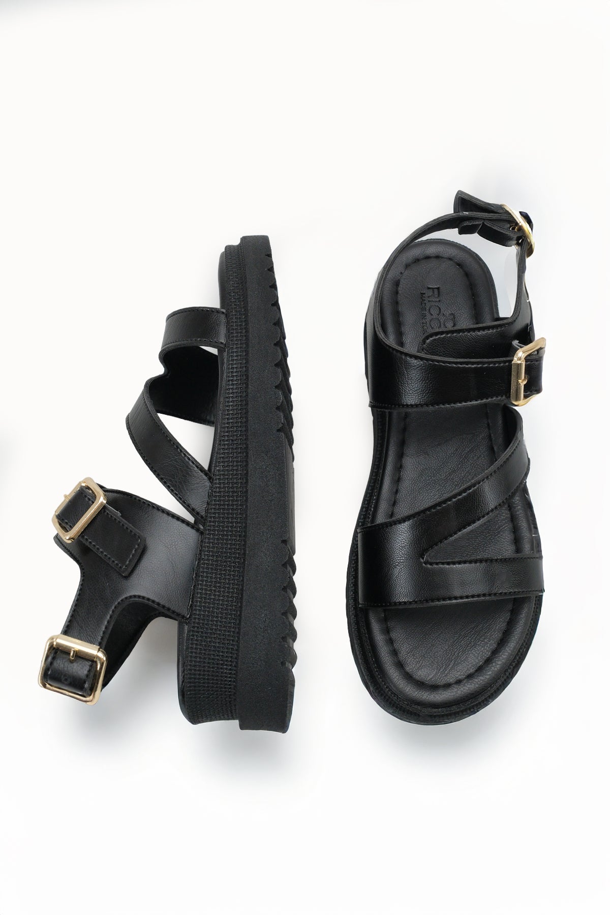 Riccon Kadın Sandalet 0012808 Siyah