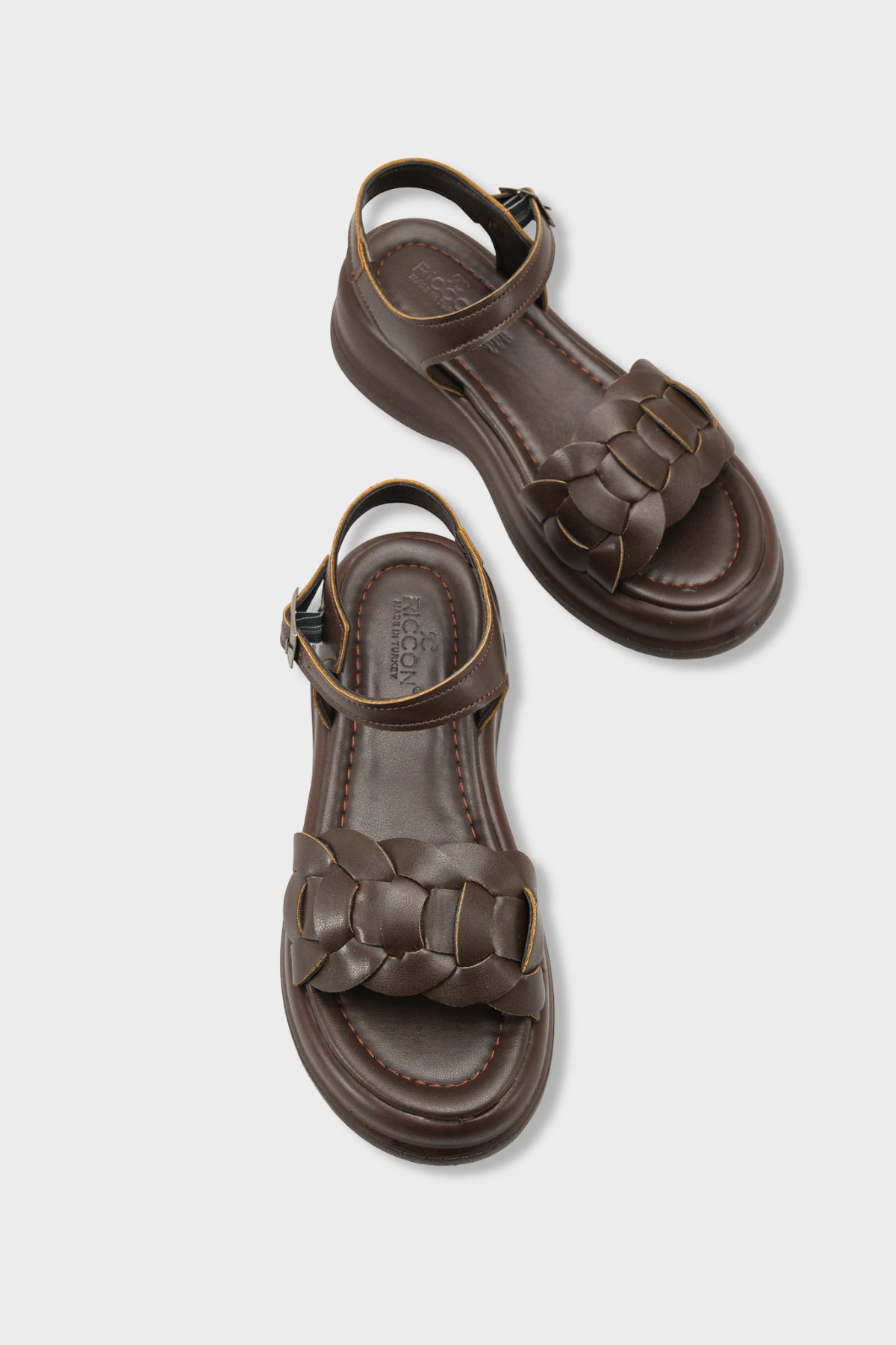 Riccon Kadın Sandalet 00121070 Kahverengi